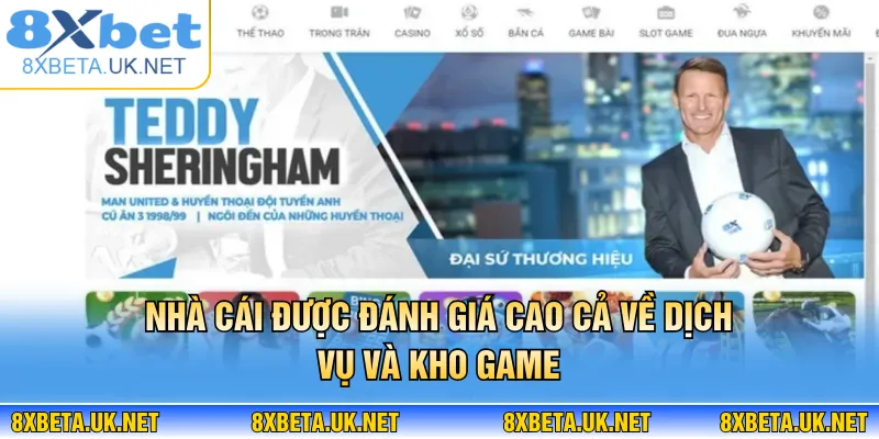 Giới Thiệu 8XBET - Điểm Đến Giải Trí An Toàn, Uy Tín 2026 2 Nhà cái được đánh giá cao cả về dịch vụ và kho game
