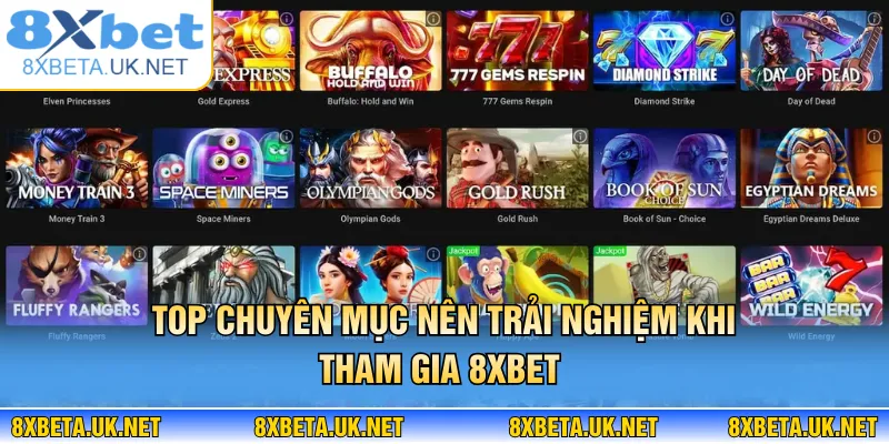 Giới Thiệu 8XBET - Điểm Đến Giải Trí An Toàn, Uy Tín 2026 3 Top chuyên mục nên trải nghiệm khi tham gia 8XBET